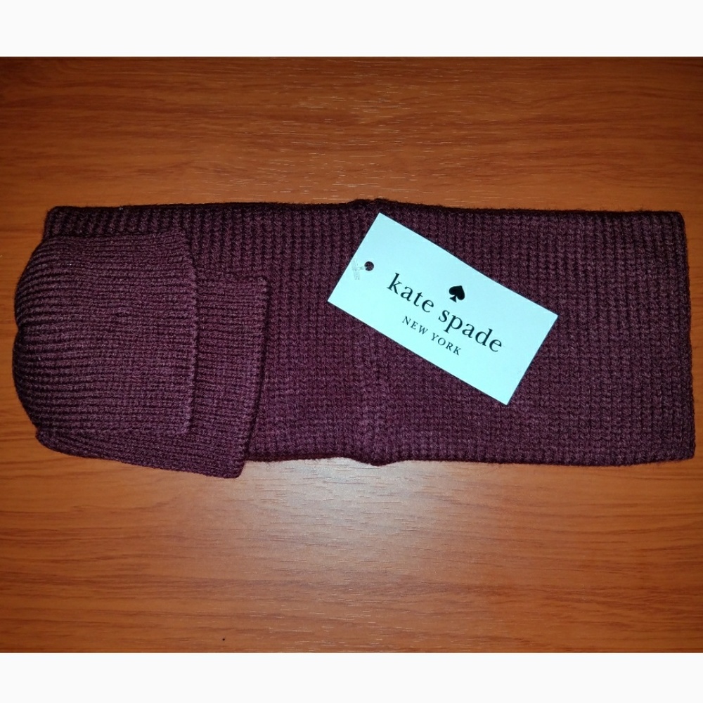 New Kate Spade New York Bow Headband/ Ear warmer
